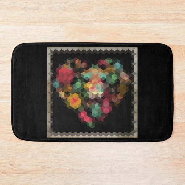 Item preview, Geometric patchwork, heart designed and sold by fuzzyfox.