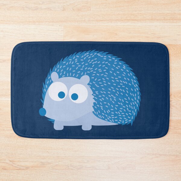 Artikelvorschau, Nette blaue Igel-Illustration entworfen und verkauft von Hedgie Designs.