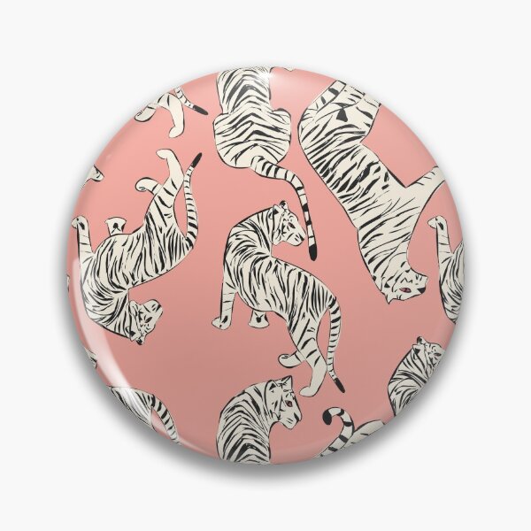 Item preview, White Tigers on Pink designed and sold by Lori-Goree.