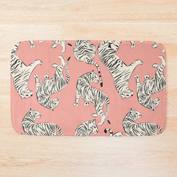 Item preview, White Tigers on Pink designed and sold by Lori-Goree.
