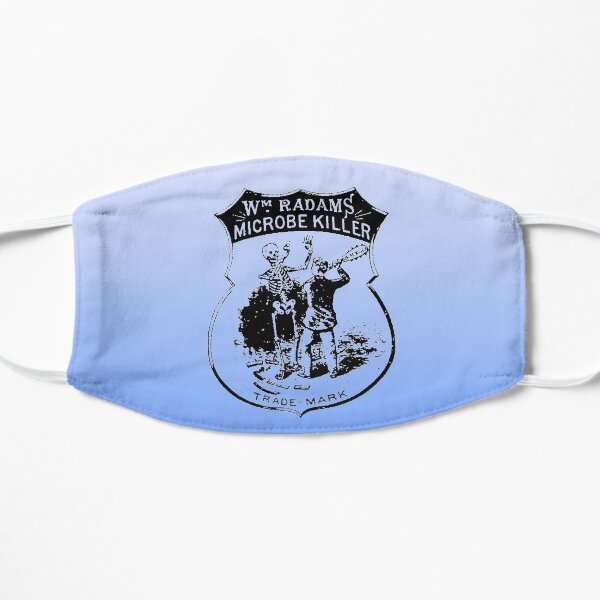 Blue Radam's Microbe Killer Mask Flat Mask