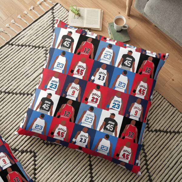 Michael Jordan Grid Floor Pillow