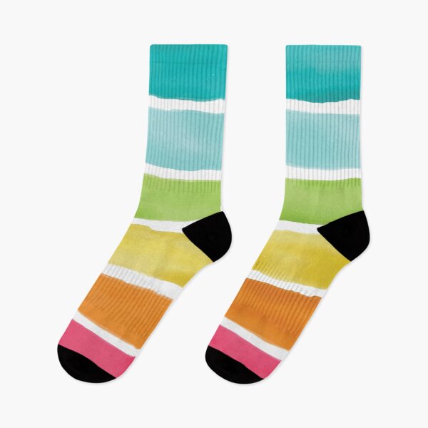 Item preview, Watercolor Rainbow Stripes designed and sold by Lori-Goree.