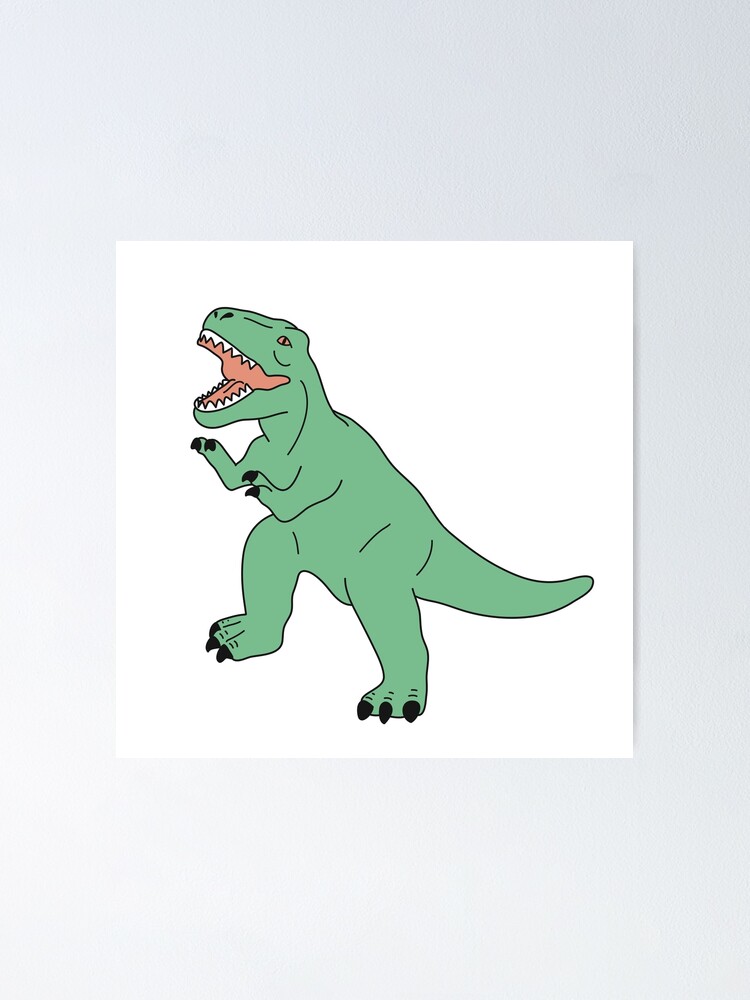Póster «Figura de dibujos animados de dinosaurios T-Rex - Ilustración digital por diseño de Cheyney» de designbycheyney | Redbubble Póster «Figura de dibujos animados de dinosaurios T-Rex - Ilustración digital por diseño de Cheyney» de designbycheyney | Redbubble