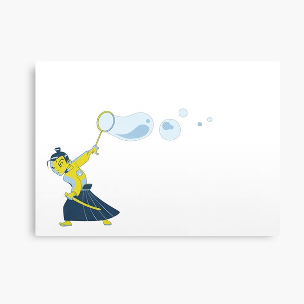 Bubble Samurai Canvas Print