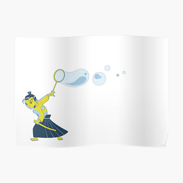 Bubble Samurai Poster