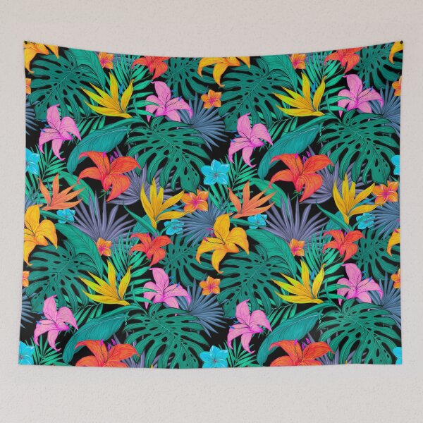Item preview, Tropical Floral Pattern designed and sold by Amanda-Lakey.