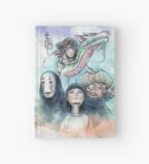 Spirited Away Miyazaki Tribute Watercolor Painting Hardcover Journal