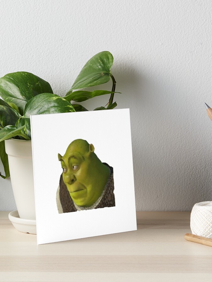 Shrek Meme Sticker for Sale by yeehawboyy