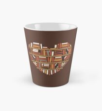Taza cónica I Heart Books