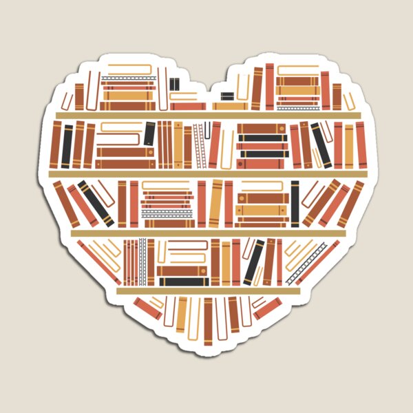 I Heart Books Magnet