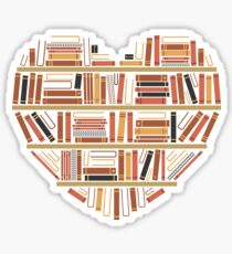 I Heart Books Sticker