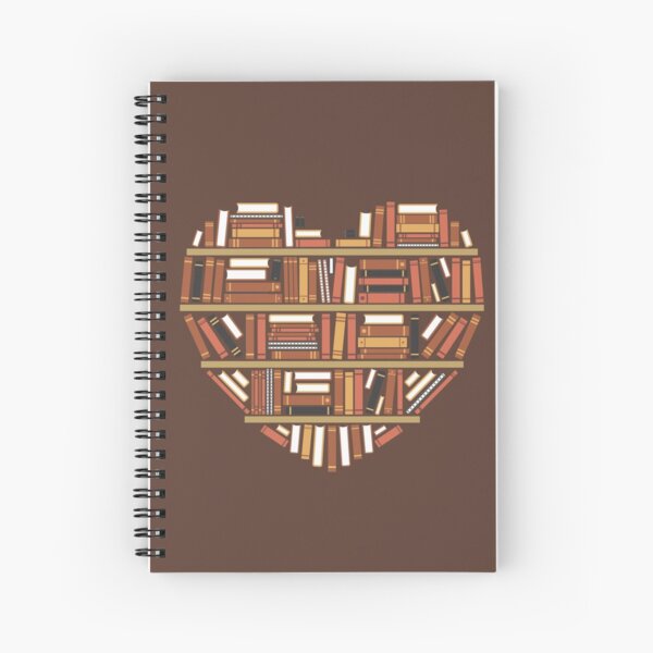 I Heart Books Cuaderno de espiral