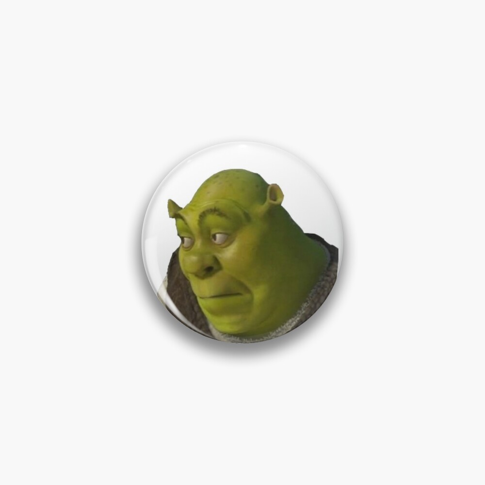 Sad Shrek Pin for Sale by neelfs