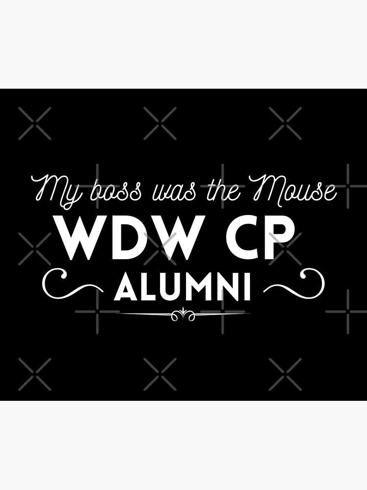 Disover My Boss was the Mouse: WDW CP CM Alumni Tapestry