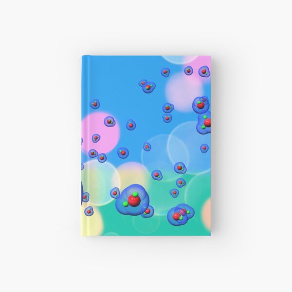 Water Molecules Candy Sky Hardcover Journal