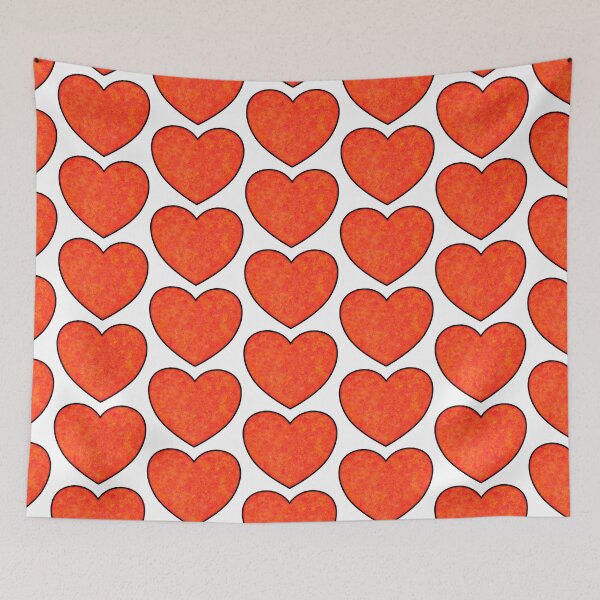 Item preview, Vibrant Heart with Black Outline designed and sold by Smaragdas.