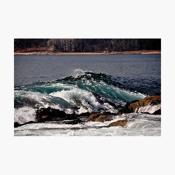 Wave at Papudo Bay, Chile Photographic Print