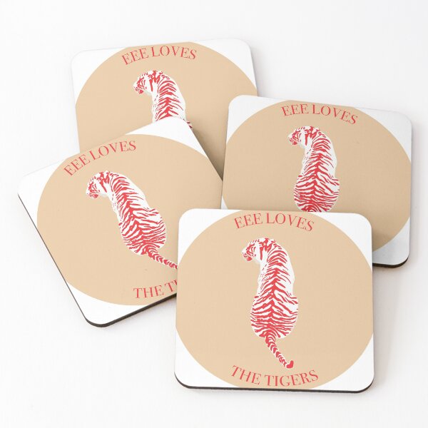 Item preview, EEE loves the tigers (circle format) designed and sold by Madeline McKay.