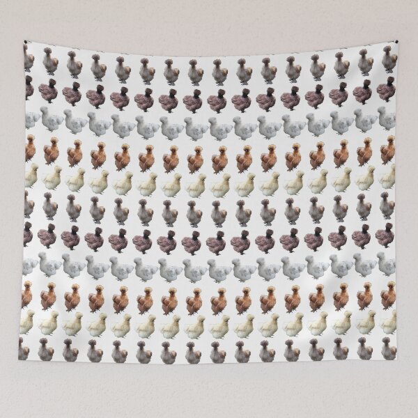 Item preview, Silkie Bantams Rows designed and sold by StandoutSilkies.