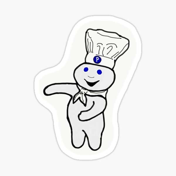 Pillsbury Dough Boy Doughboy cooking vinyl sticker decal logo truck car