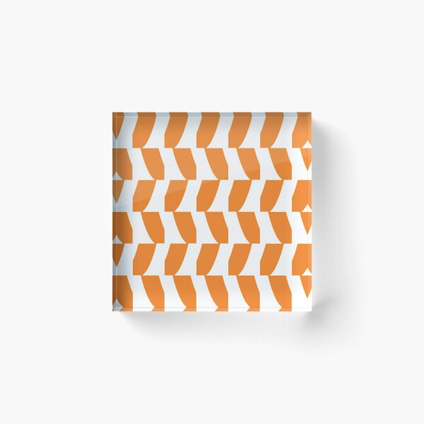 Item preview, Orange and White Abstract  designed and sold by Poetic Patterns Studio.