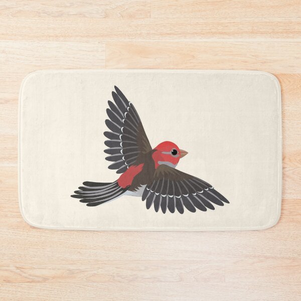 Item preview, Lovely Flying House Finch designed and sold by Hedgie Designs.