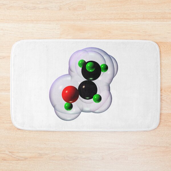 Item preview, Alcohol Molecule on White designed and sold by Russell Kightley.