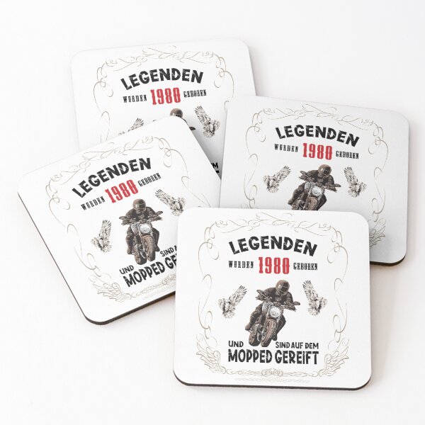 Item preview, Biker gift legends were born in 1980 designed and sold by SiRaGeckoDesign.
