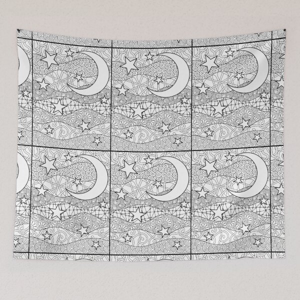 Item preview, Tangled Skies designed and sold by Tabby's Tangled Art.