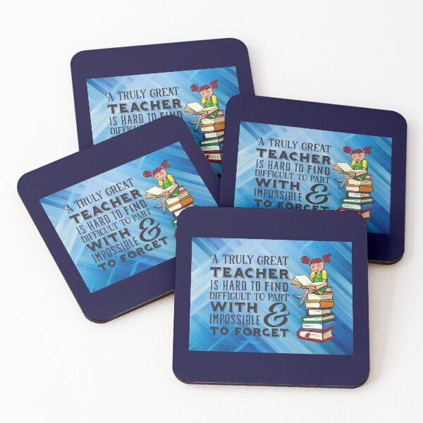Item preview, A good Teacher is never forgotten designed and sold by DE Sheridan.