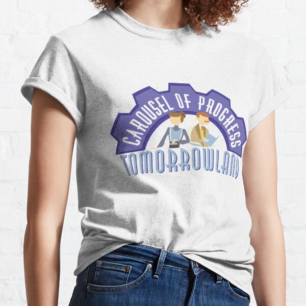 Disney World Carousel of Progress T-Shirt custom unisex men women retro  vintage