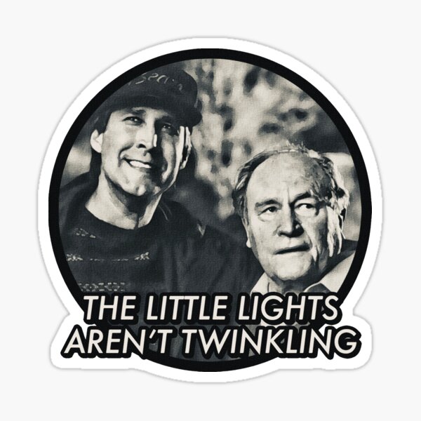 EG Marshall - The Little Lights Aren’t Twinkling Christmas Vacation Sticker