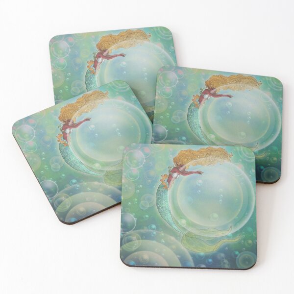 Item preview, Bubble Mermaid Illustration designed and sold by ABHolliART.