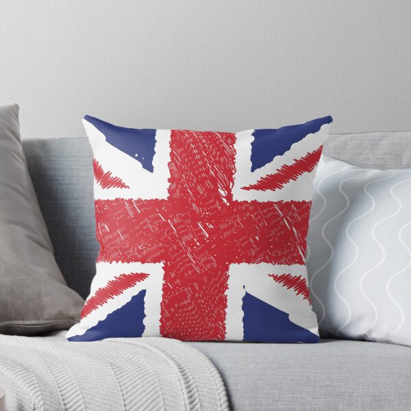 Item preview, UK Union Jack Scribble Abstract Flag Background designed and sold by CroDesign.