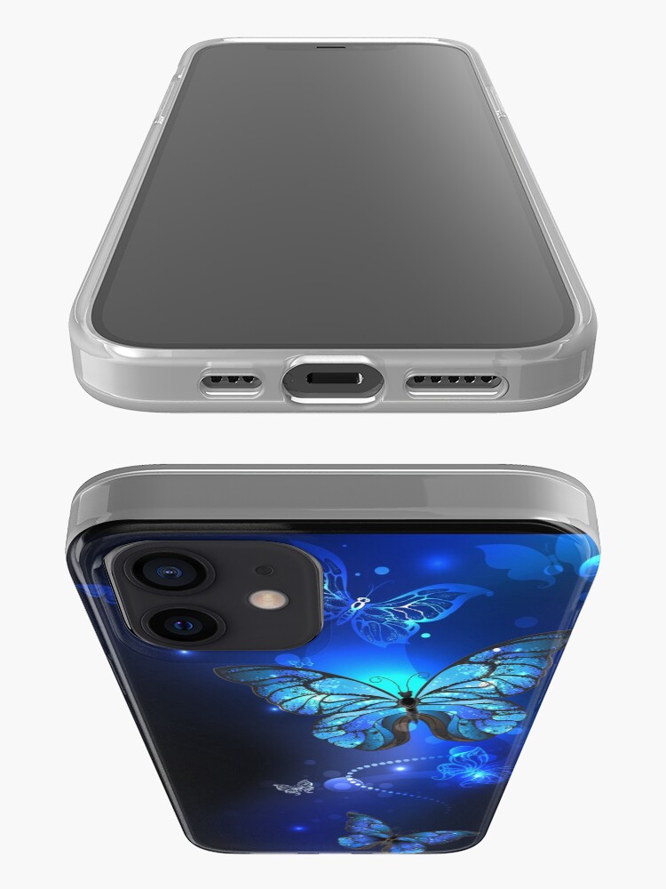 Alternate view of Morpho Butterfly in the Dark iPhone Case & Cover