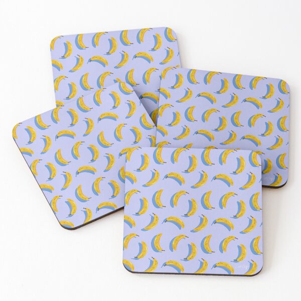 Item preview, Banana Pattern – Blue Palette designed and sold by Cat Coquillette.