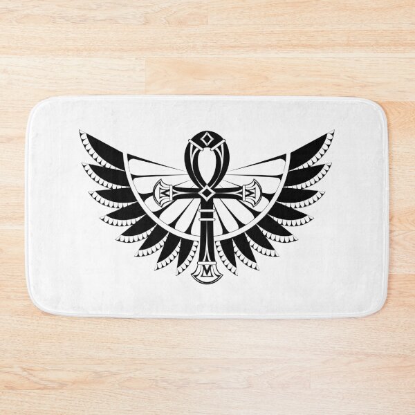 Item preview, Ankh with Wings ( Black ) designed and sold by Blackmoon9.