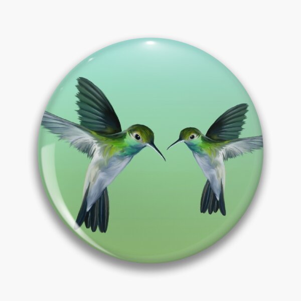 Item preview, Green Hummingbird Duo designed and sold by Barbny.