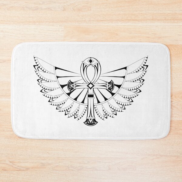 Item preview, Ankh with Wings ( White ) designed and sold by Blackmoon9.