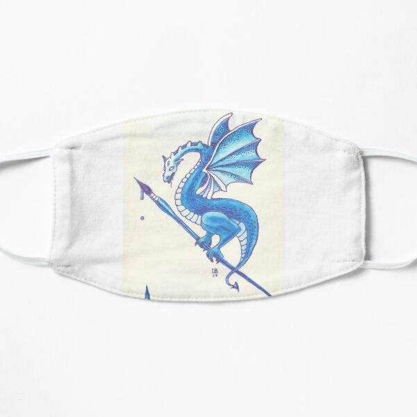 Blue Dragon Art Warrior Mask
