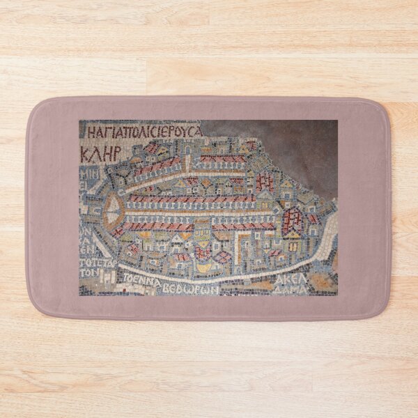 Item preview, Madaba Map - Jerusalem designed and sold by Yair Karelic.