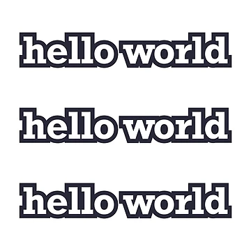 Artwork thumbnail, Hello World Learning Programming by Developer Loot