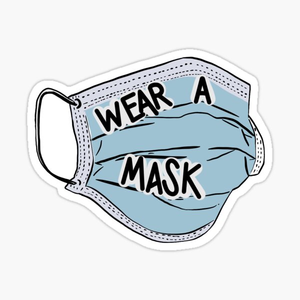 Wear a Mask Sticker