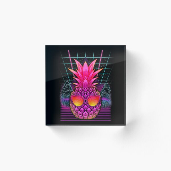 Artikelvorschau, Ananas Outrun Vaporwave / Synthwave Streetwear entworfen und verkauft von ROBO MEGA.