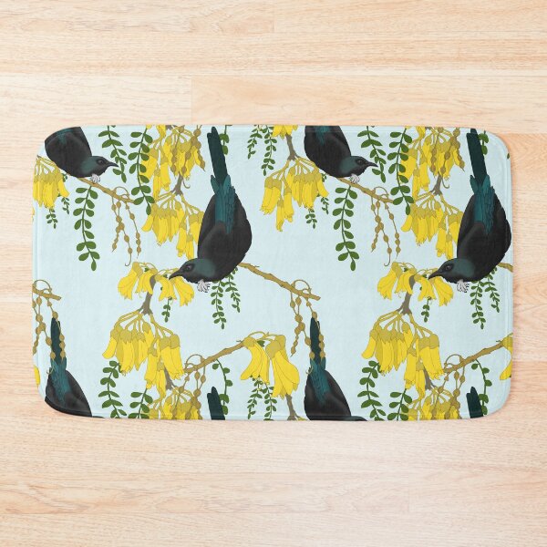 Item preview, Tuis in the Kowhai Flowers designed and sold by SquibbleDesign.
