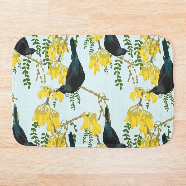 Item preview, Tuis in the Kowhai Flowers designed and sold by SquibbleDesign.
