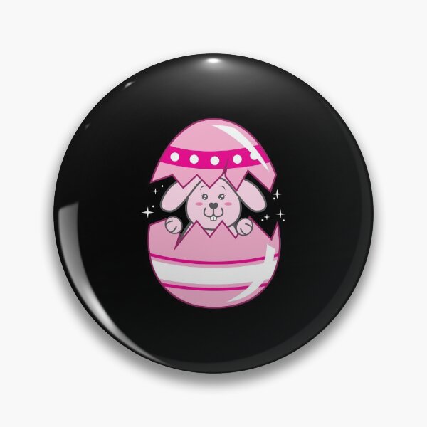 Item preview, Cute Easter Animal Pink Bunny Egg Hunting Gift designed and sold by haselshirt.