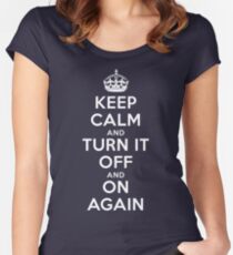 Keep Calm Women's Fitted Scoop T-Shirt