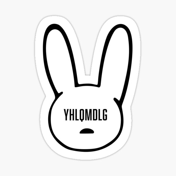 Download Yhlqmdlg Bad Bunny Sticker By S Nettithings Redbubble